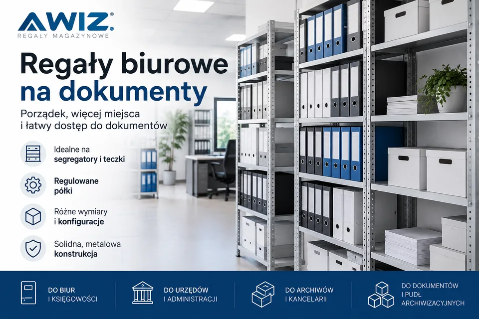 Regały archiwalne Katowice – dostawa i montaż
